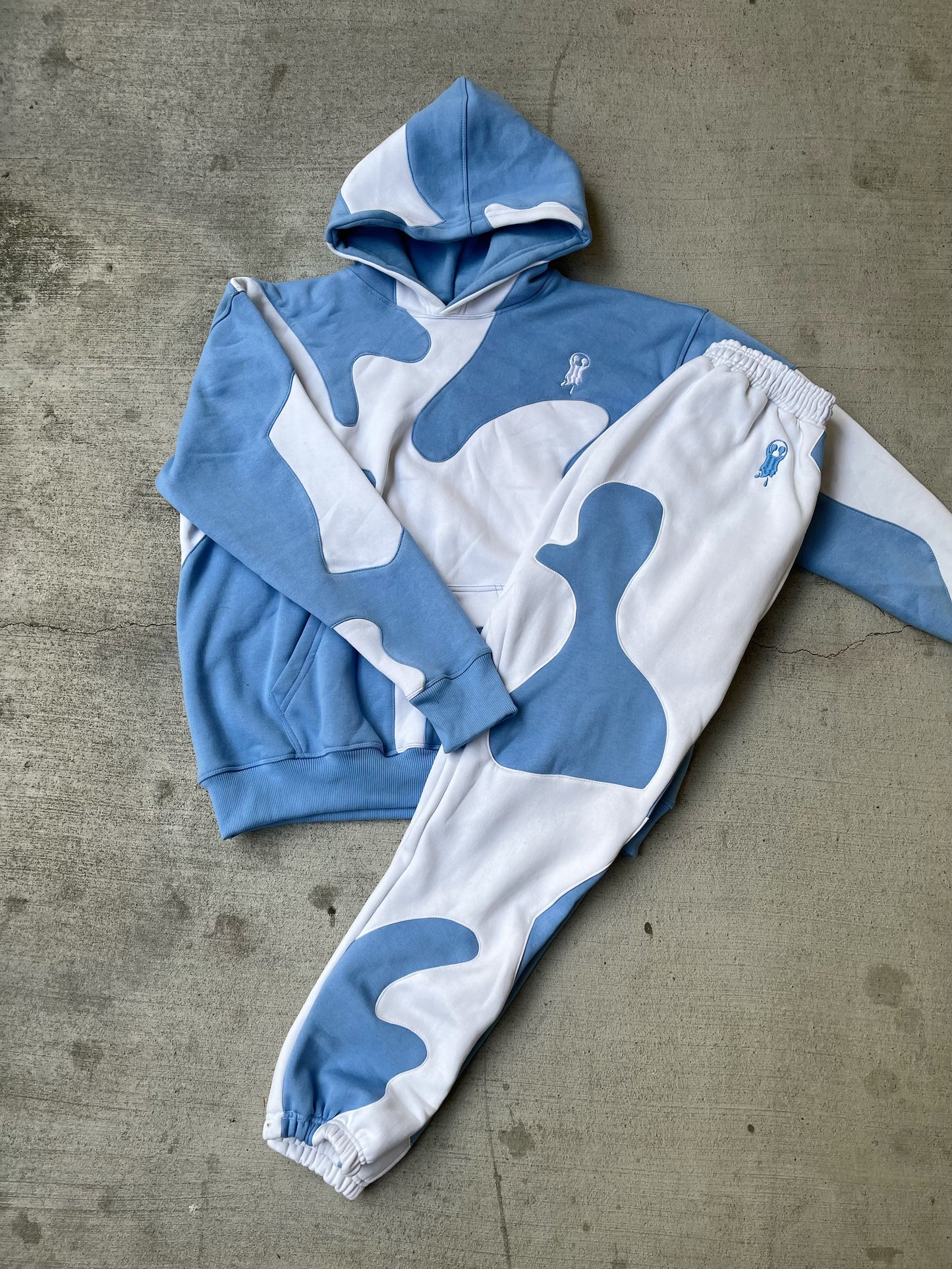 Oil Paint Series "ice age" Hoodie