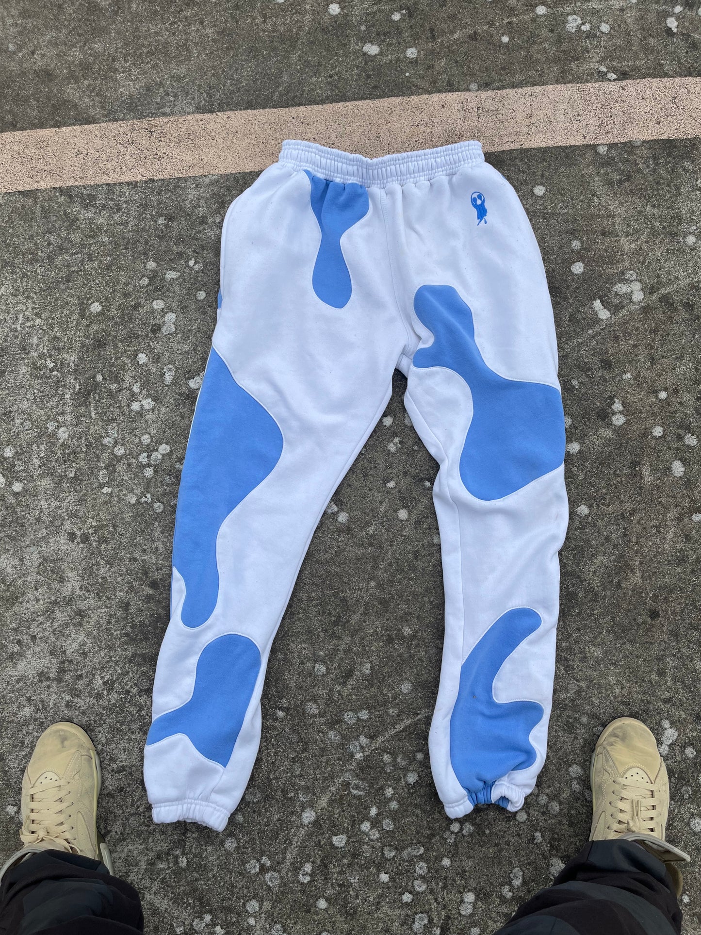 Oil Paint Series "ice age" Sweatpants