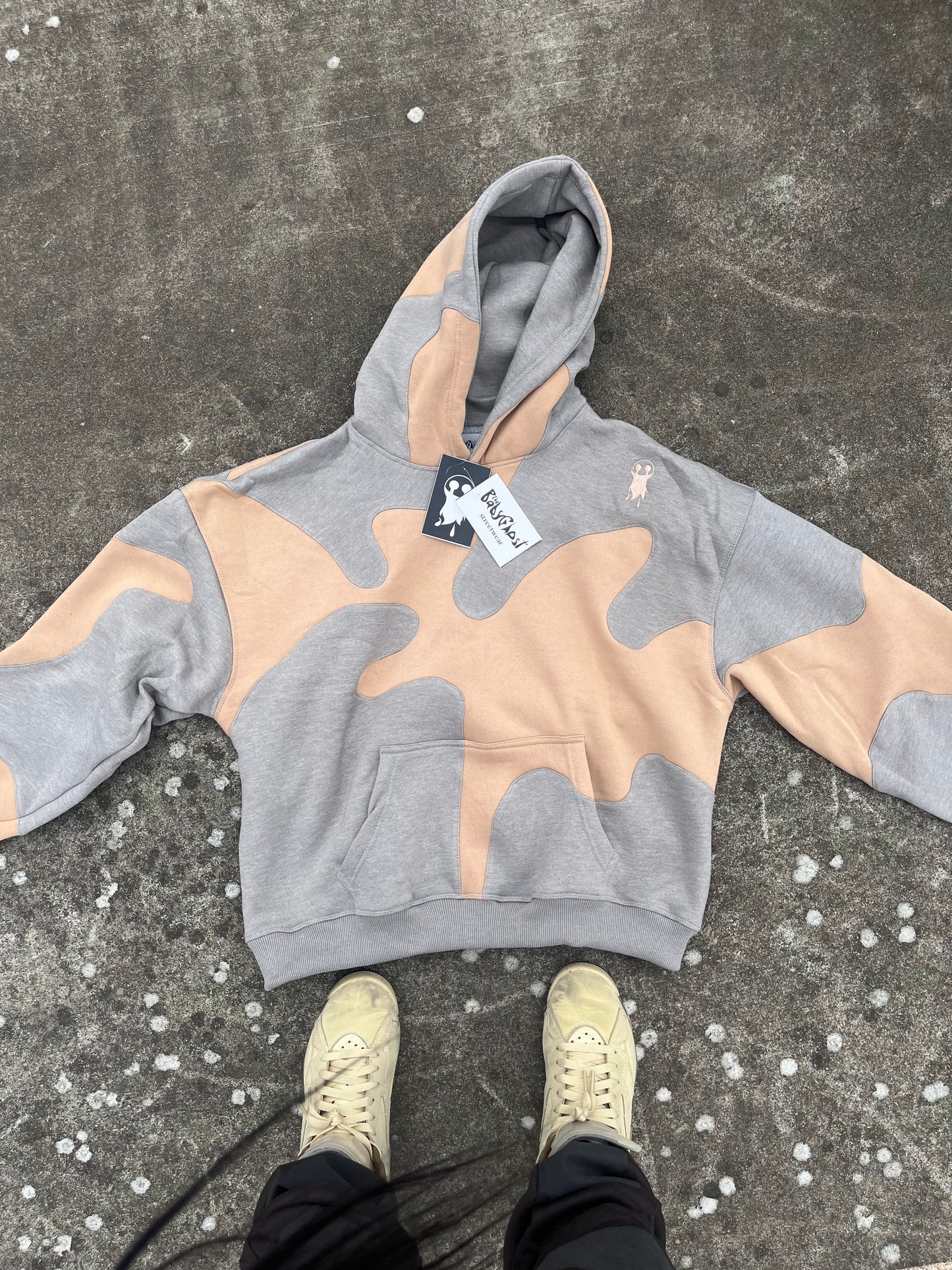 Oil Paint Series "cream pie" Hoodie